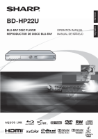 Sharp BD-HP22U-Owners-Manual